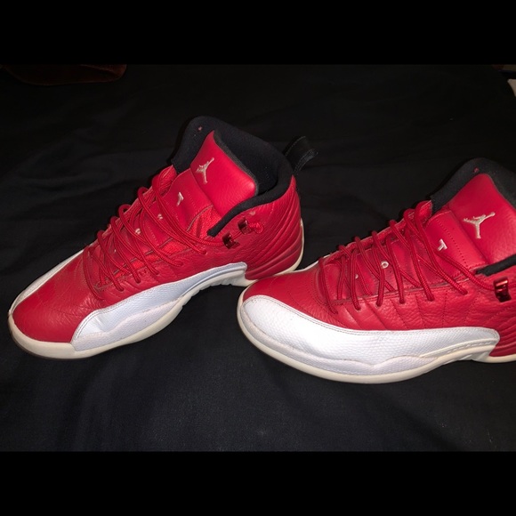 Jordan 12’s Gym Red Size 10 - Picture 3 of 5
